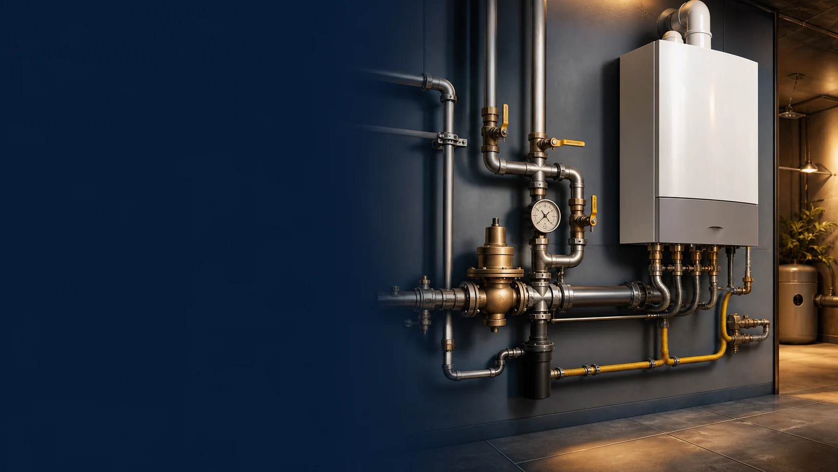 Profesyonel doğalgaz borulama ve cihaz bağlantısı